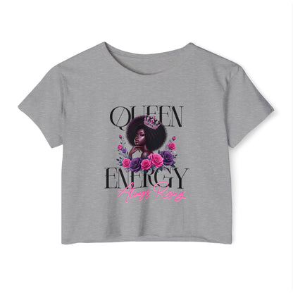 Queen Energy Flowy Cropped Tee