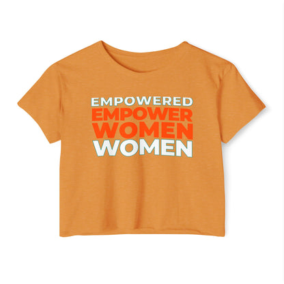 Empowered Women Festival Crop Top