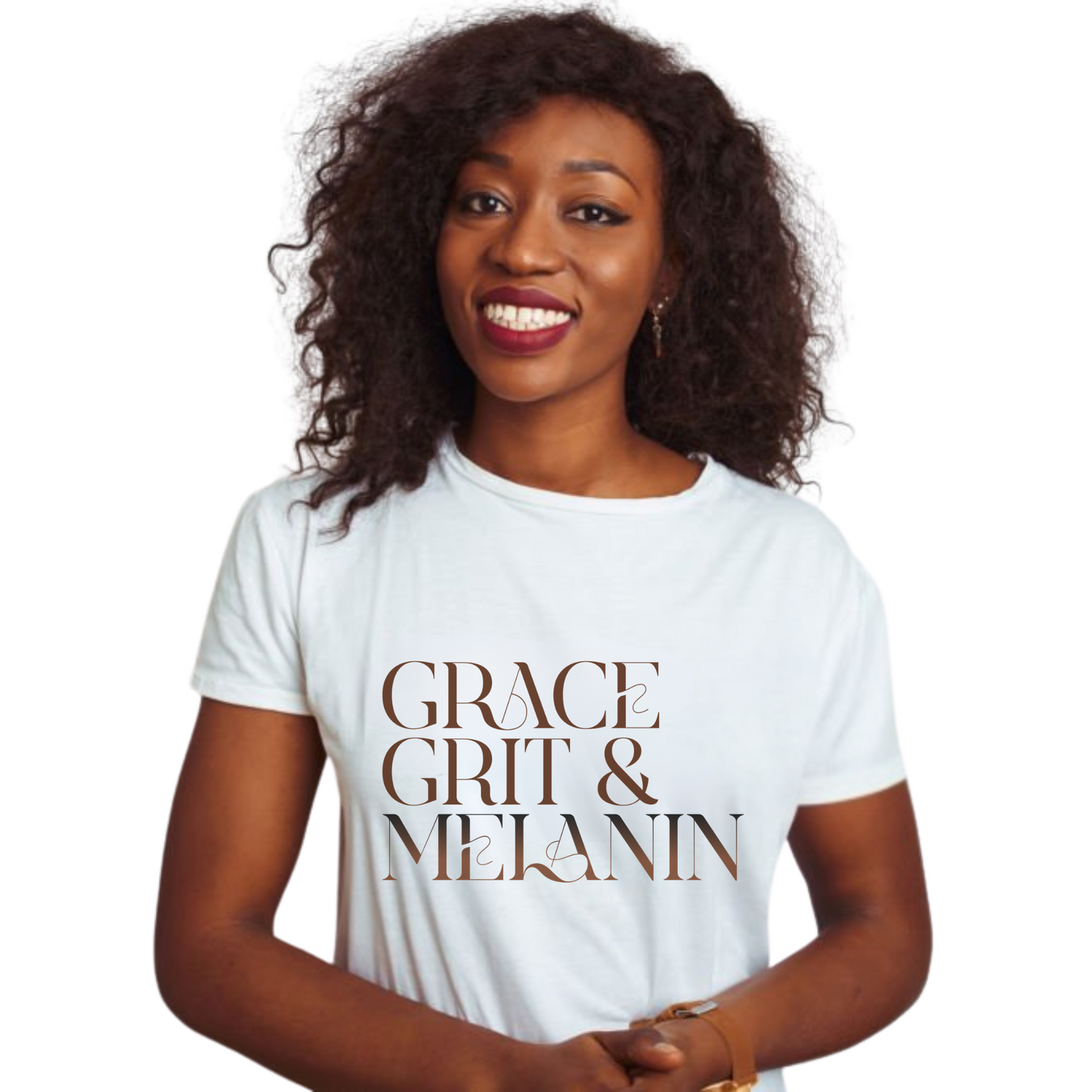 Grace, Grit & Melanin Tee