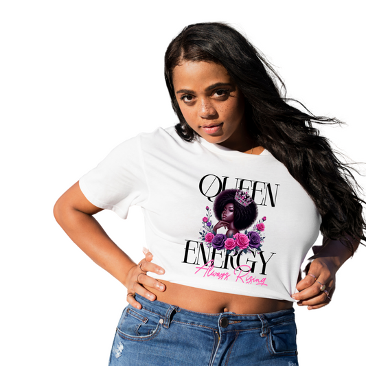 Queen Energy Flowy Cropped Tee